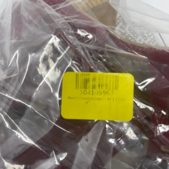 Yasirun Red Cutout Peep Toe Sandal in Size 37 US Size 6.5 New Without Box - Picture 7 of 8